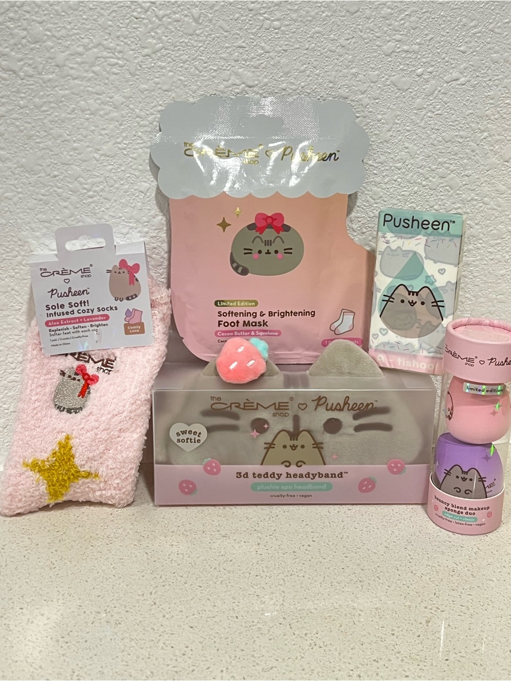 🎟️🎟️5 Pc Set Pusheen The Creme Shop